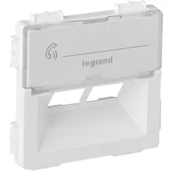 Legrand Valena Life, Abdeckung für Rutenbeck 2xRJ45 (ultraweiß)