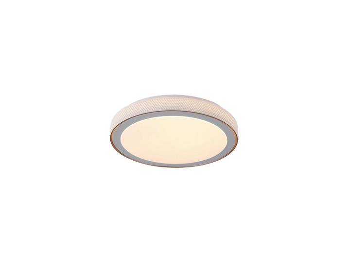 Deckenleuchte Galactic, Weiß, Goldfarben, Metall, Kunststoff, 7.5 cm, Europäischer Sicherheitsstandard, Lampen & Leuchten, Innenbeleuchtung, Deckenleuchten, Deckenleuchten