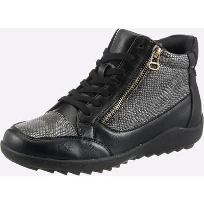Stiefelette CASUAL LOOKS, Damen, Gr. 40, schwarz, Lederimitat, Synthetik, Schuhe Stiefelette