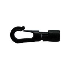 dörner + helmer 4819804 Karabinerhaken Kunststoff für Gummiseil 6 mm