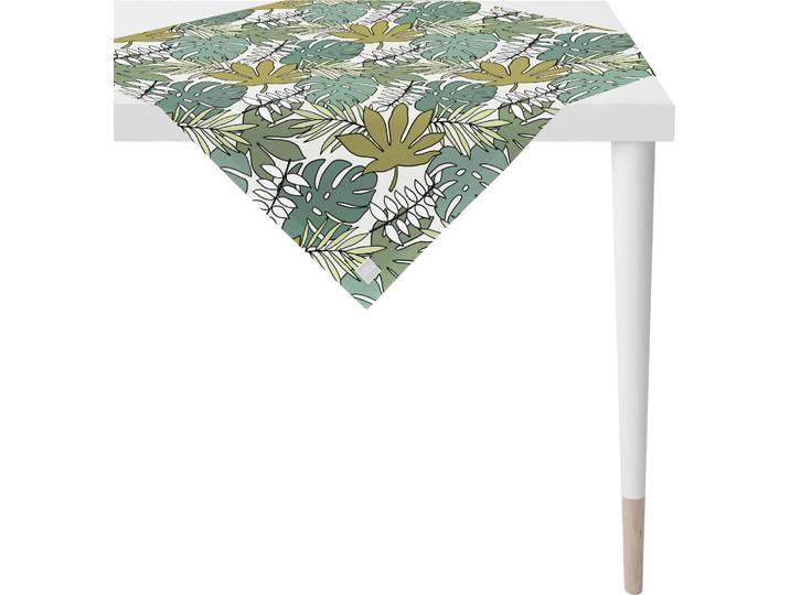 Mitteldecke APELT 3984 Outdoor, Sommerdeko, Sommer , grün, B:85cm L:85cm, Polyacryl, Tischdecken, Mitteldecke, Digitaldruck