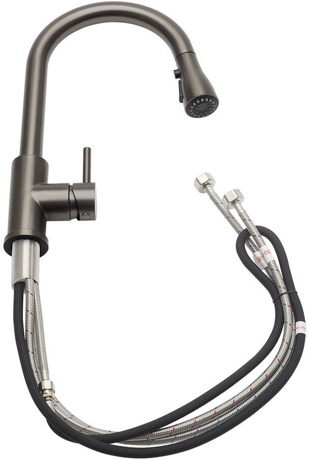 Belfry Kitchen Orin Kitchen Faucet Side Spray Gray