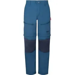 TROLLKIDS Kids Nordfjord Zip-off Pants, Größe 158 in Blau Blau