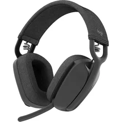 Logitech Zone Vibe (Kabellos, USB-C, Microsoft Teams), Office Headset, Grau