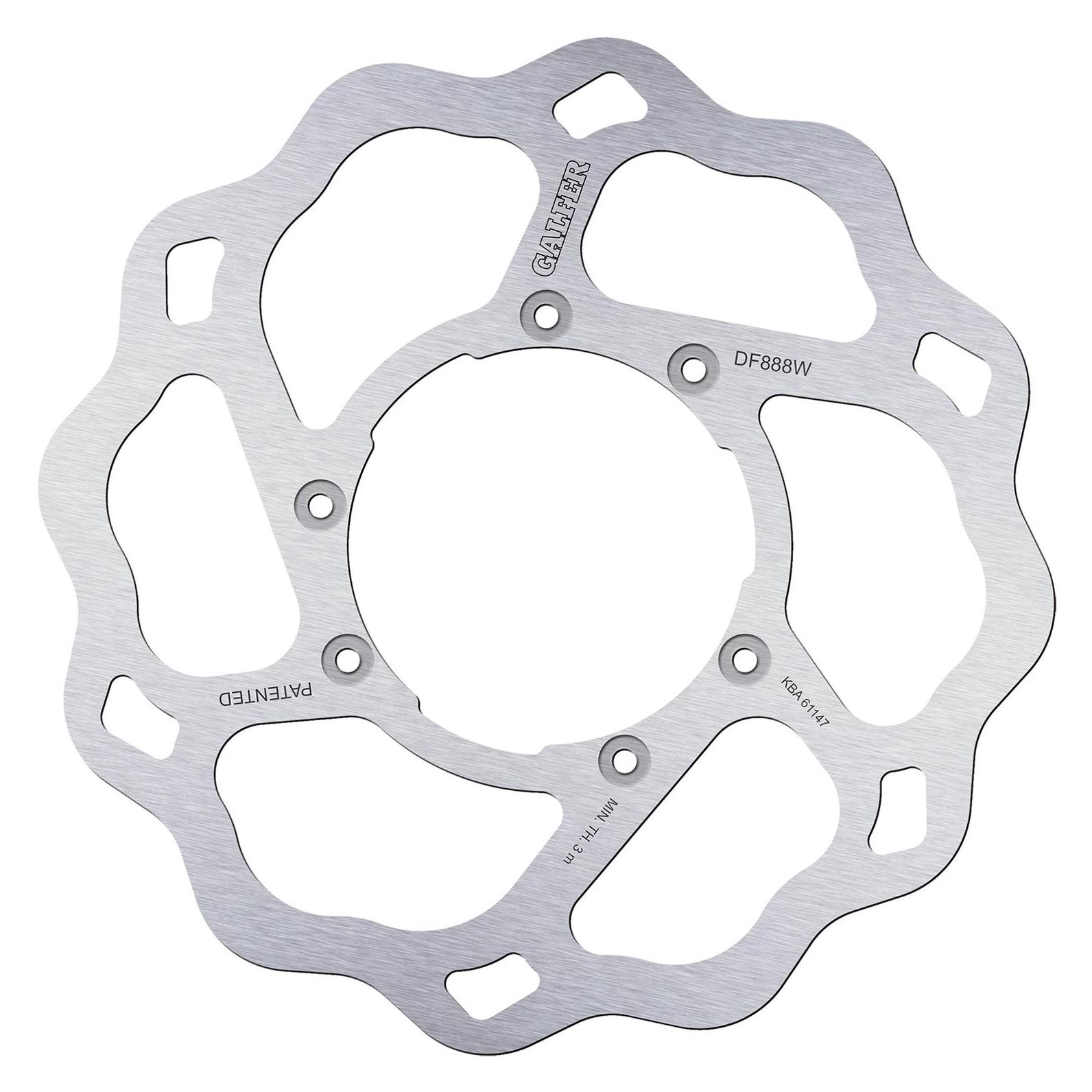 Galfer Bike GALFER Wave Bremsscheibe DF888 Bremsscheibe DF888W starr Wave KBA DF888W (DF888W)