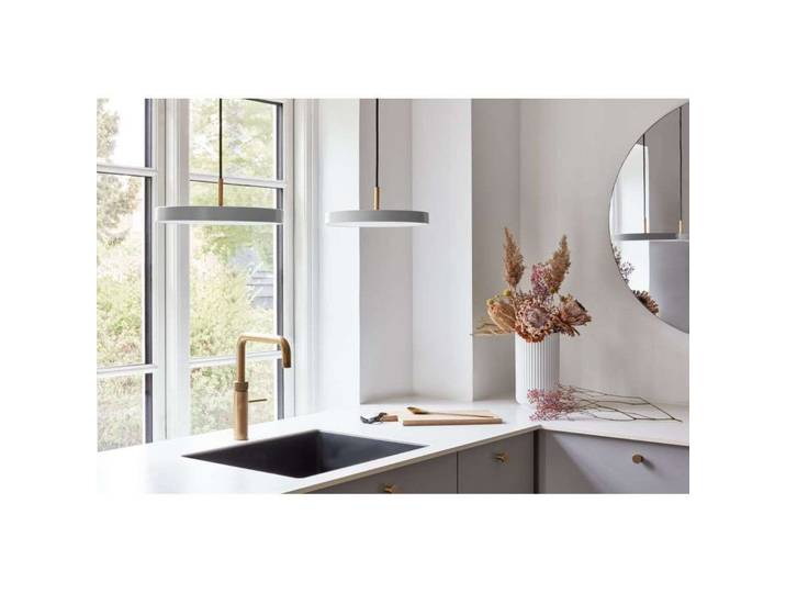 Asteria Pendelleuchte Mini Nuance Mist/Black - UMAGE - Wohnzimmer - Metall
