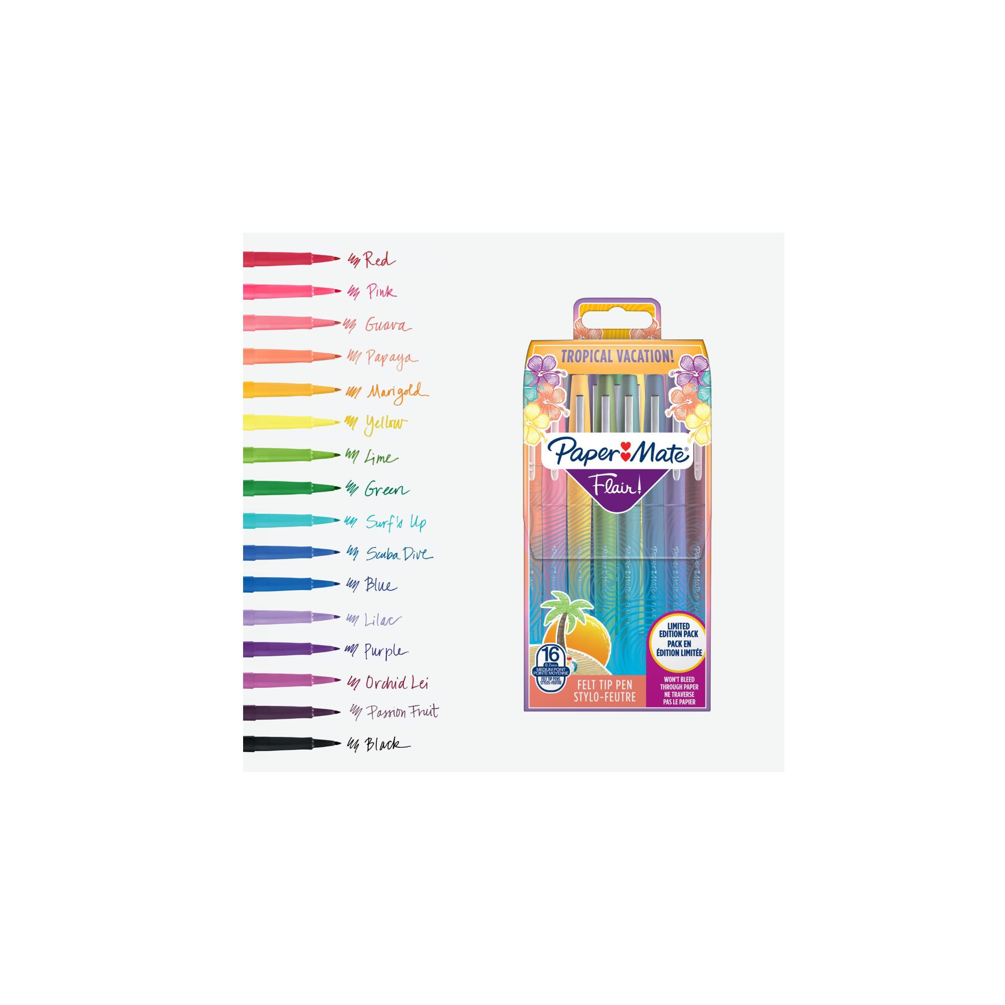 Paper Mate Flair Tropical Vacation (16x) (2061396)