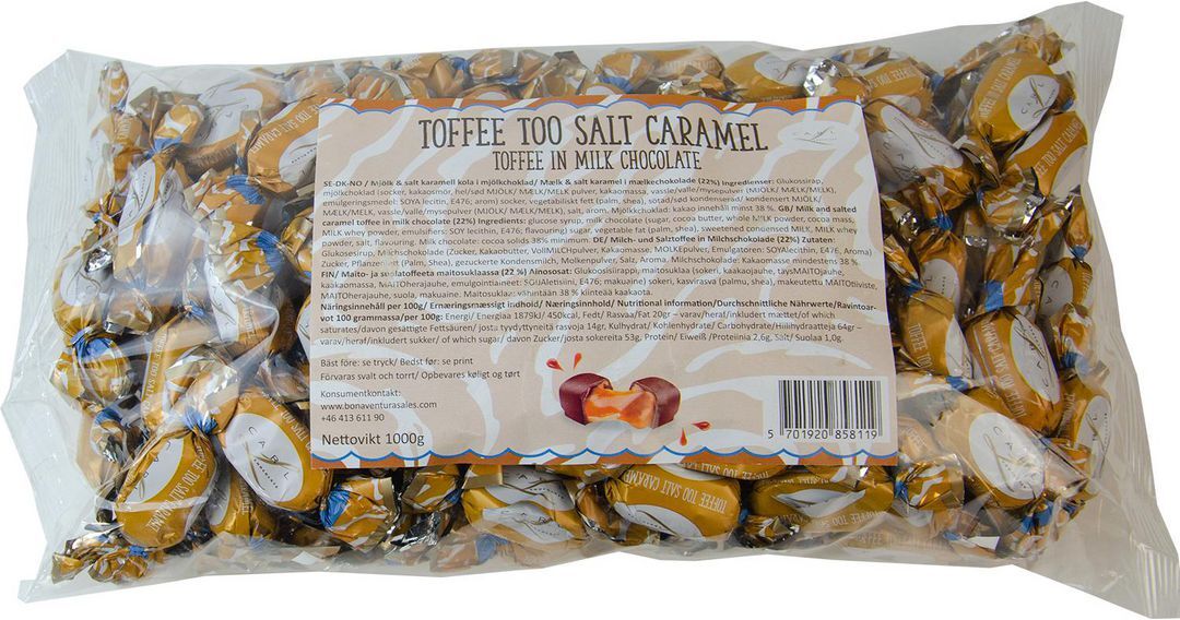 NO BRAND Godis Toffeekolor Salted Caramel 1kg