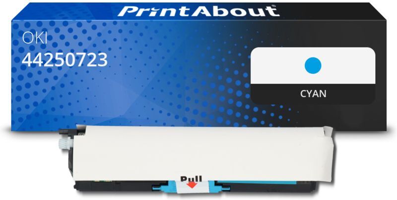 PrintAbout Toner kompatibel mit OKI 44250723 - Cyan
