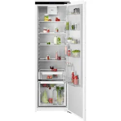 AEG Einbaukühlschrank "TK6DS18WEC", Energieeffizienz: E (A-G), silber (weiß), Rechtsanschlag, wechselbar, Kühlschränke, Kühlschrank aus recyceltem Kunststoff