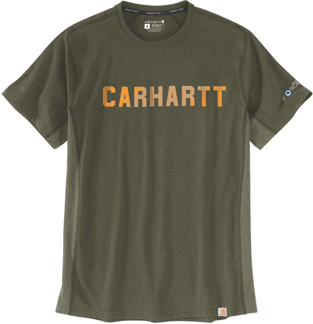 Carhartt Force Flex Block Logo T-Shirt 105203-G73-S005