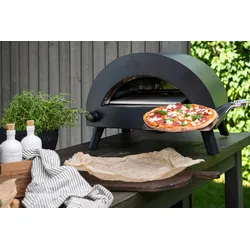 Pizzaofen Bukom ca. 54,5x40x52 cm Schwarz