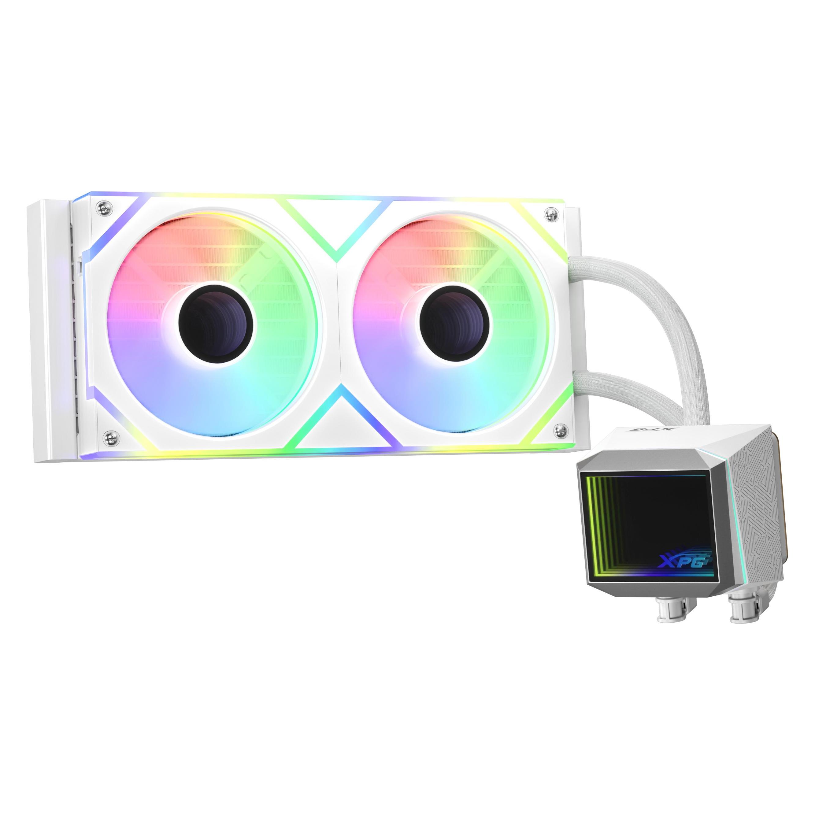 Adata WAK XPG LEVANTE II 240 (2*120mm ARGB Fan) weiss retail (75261660)