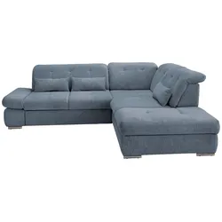 Wohnlandschaft Dalida Blau Chenille