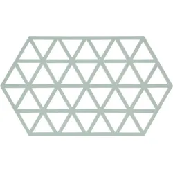 Triangles Untersetzer für heißes Geschirr 24 cm graublau