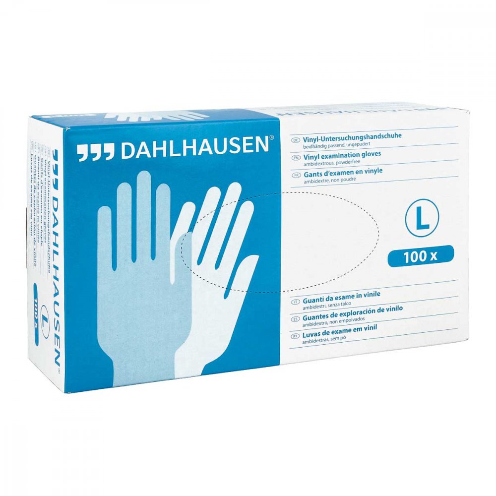 P.J.Dahlhausen & Co.GmbH Vinyl Handschuhe ungepudert Größe l 07485696
