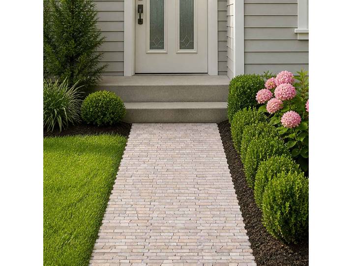 vidaXL Mosaikfliesen Creme 30 x 30 cm Marmor