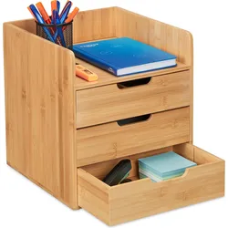 Relaxdays, Schreibtisch Accessoire, Schreibtisch-Organizer