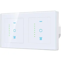 CURRYSMARTER Gen6.1 WLAN Rollladenschalter & Jalousieschalter 2Fach
