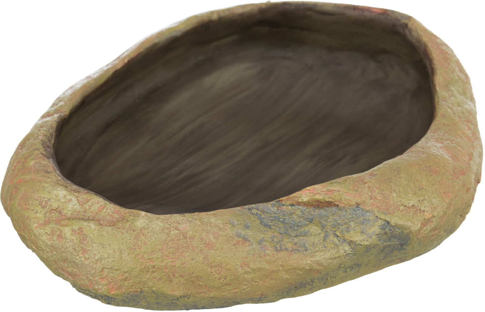 TRIXIE Wasser- und Futterschale im Steppenfelsen Design, 19 x 5 x 16 cm