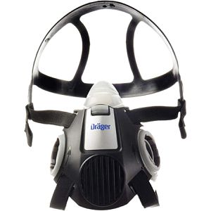Dräger Atemschutzmaske X-plore Halbmaske 3300, Maskenkörper, wiederverwendbar, mit Ventil, Gr. S