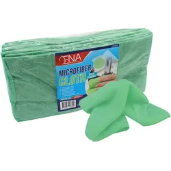 Microfasertuch ENA light 40x40 cm grün AKTIONSPREIS 20 Stück waschbar bis 90 °C, Trockner geeignet, Grammatur: 210 g/m2