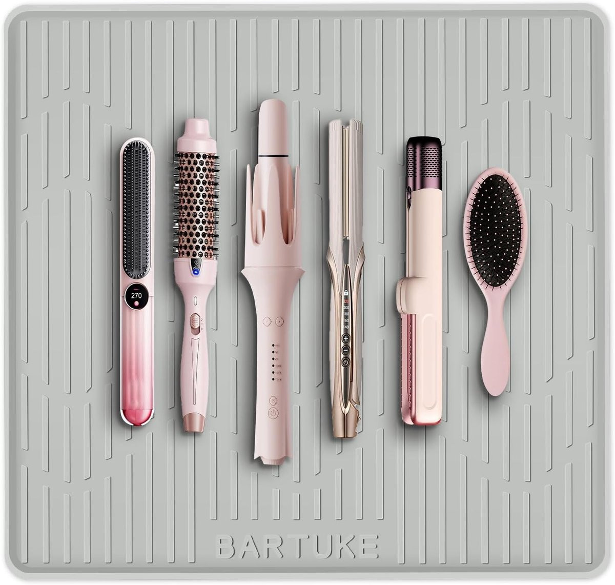Hittebestendige siliconen mat voor haarstyling, antislip en draagbaar