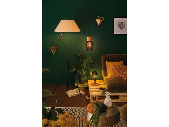 LED-Leuchtmittel Jester 3er-Set 6 x 11 x 6cm Beige/Durchsichtig