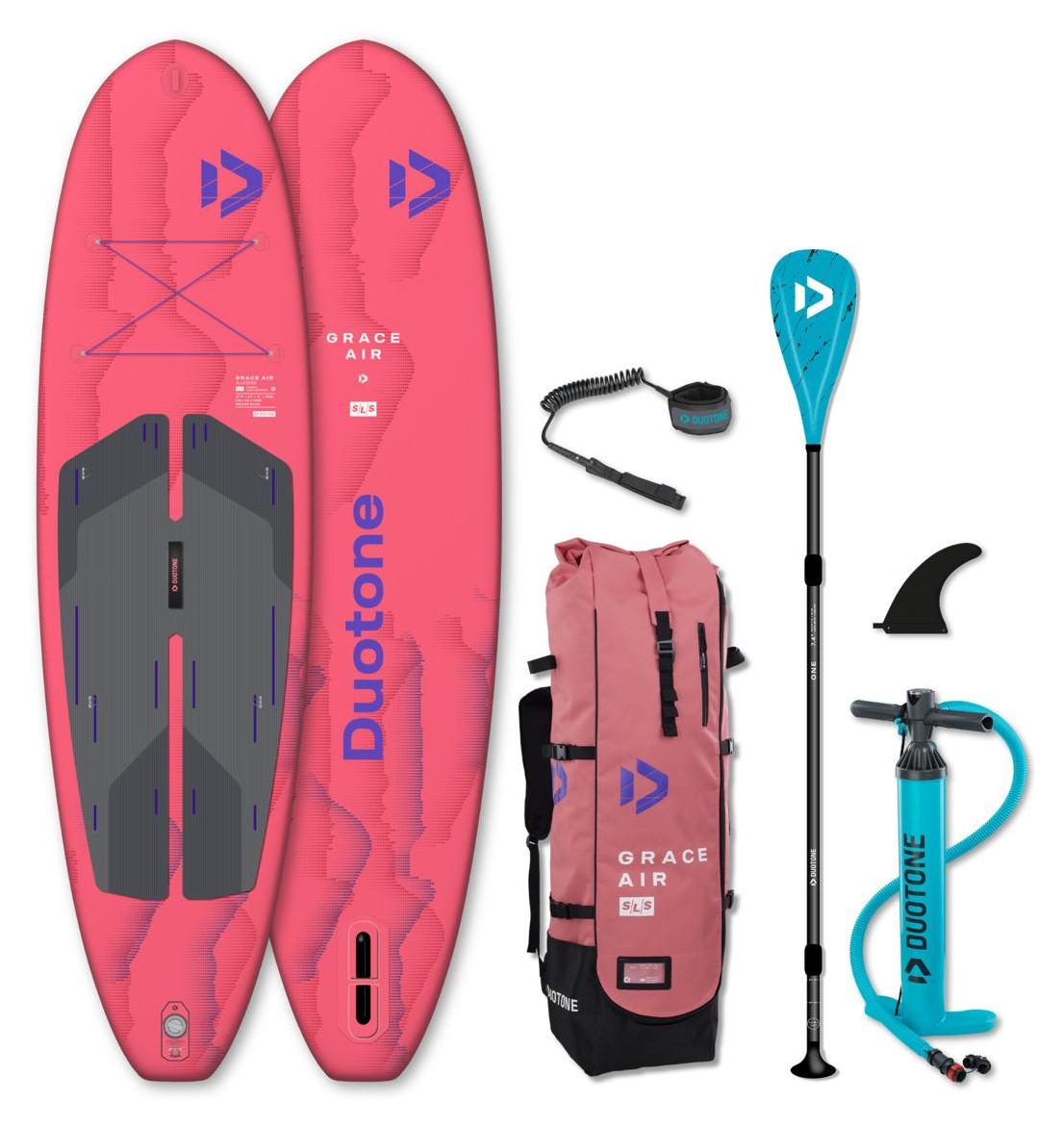 DUOTONE GRACE AIR SLS 10'4 iSUP SUP Board Damen Allround Set 7,0kg