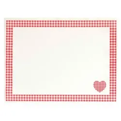 Airlaid Tischsets Landhaus in rot, 40 x 30 cm, 100 Stück - APARTina