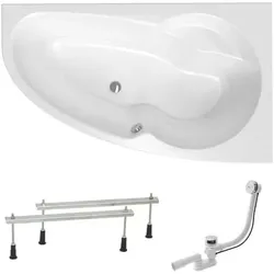 Laguna Luiza Asymmetrische Badewanne SIKOLU1600PAN