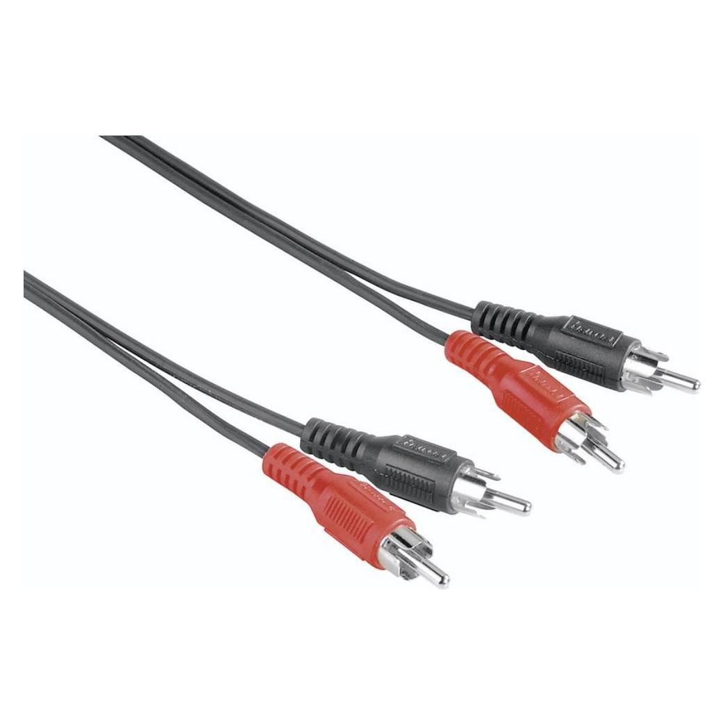 Hama Audio-Kabel, 2 Cinch-Stecker - 2 Cinch-Stecker, 5 m (5 m, Cinch Kabel) (00205087)
