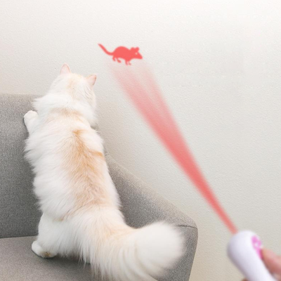 PetsAreLife Laser Cat Teaser Interactive Toy Red