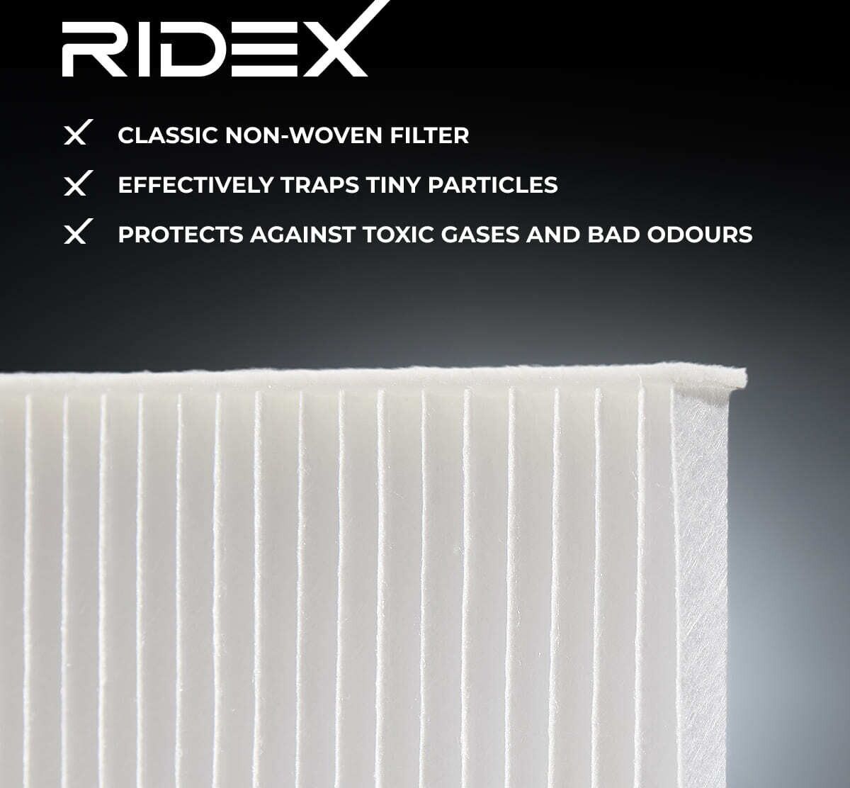 RIDEX 424I0091 Pollen filter