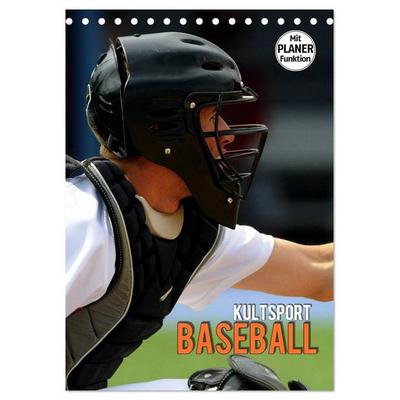 Kultsport Baseball (Tischkalender 2026 DIN A5 hoch), CALVENDO Monatskalender
