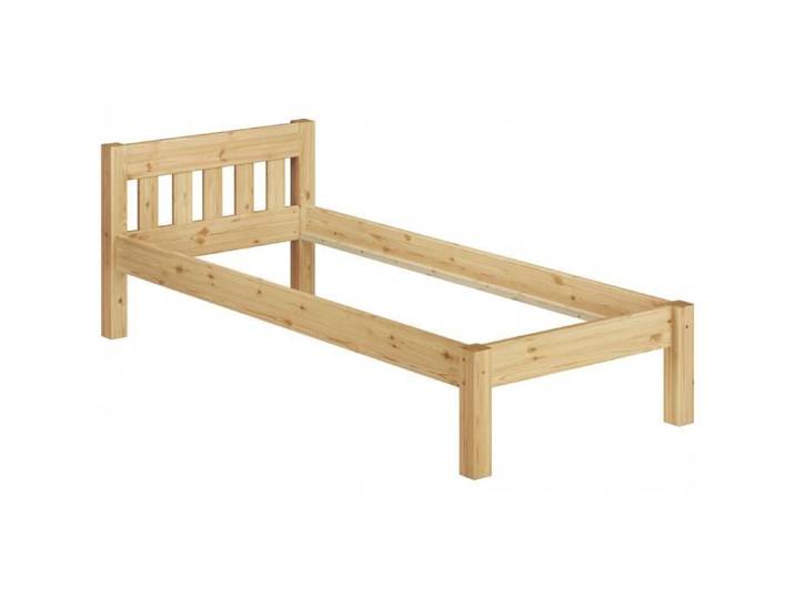 LIt enfant style contemporain pin massif 90x190 lit simple accessoires en option V-60.38-09-190
