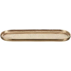Tablett (BHT 37x2x12 cm) - gold - BHT 37x2x12 cm