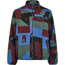 IRIEDAILY INSANEIA Fleece Jacke 2027 green blue - L