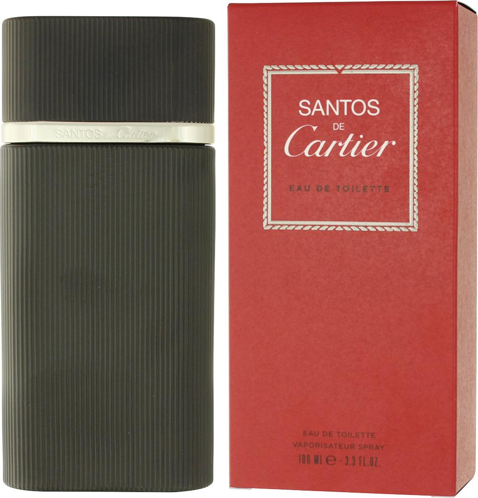 Cartier Santos, Männer, 100 ml, Nicht nachfüllbare Flasche, Basilikum, Zedernholz, Muskatellersalbei, Spray, ALCOHOL, AQUA (WATER), PARFUM (FRAGRANCE), LIMONENE, COUMARIN, LINALOOL, EUGENOL, GERANIOL, BENZYL...