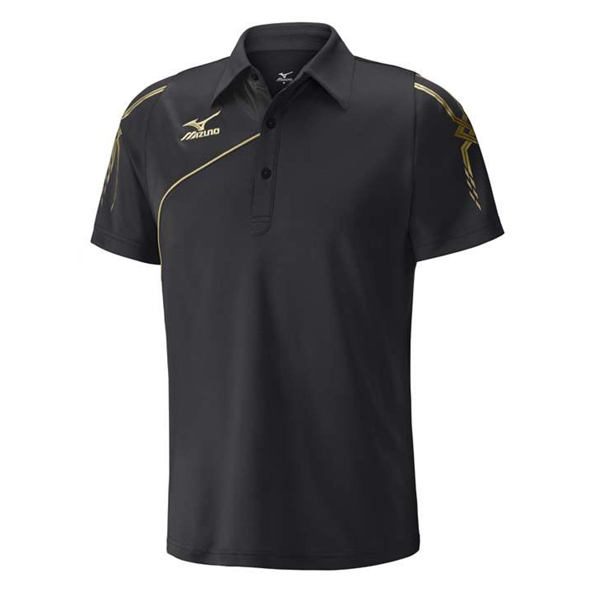 Mizuno DryLite Heren Zwart Poloshirt