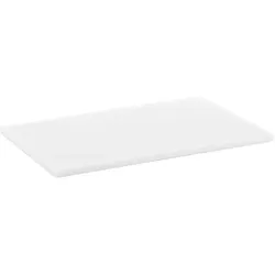 Schneidebrett aus weißem Polyethylen, 60 x 40 cm, Höhe 2,5 (ohne Tür)