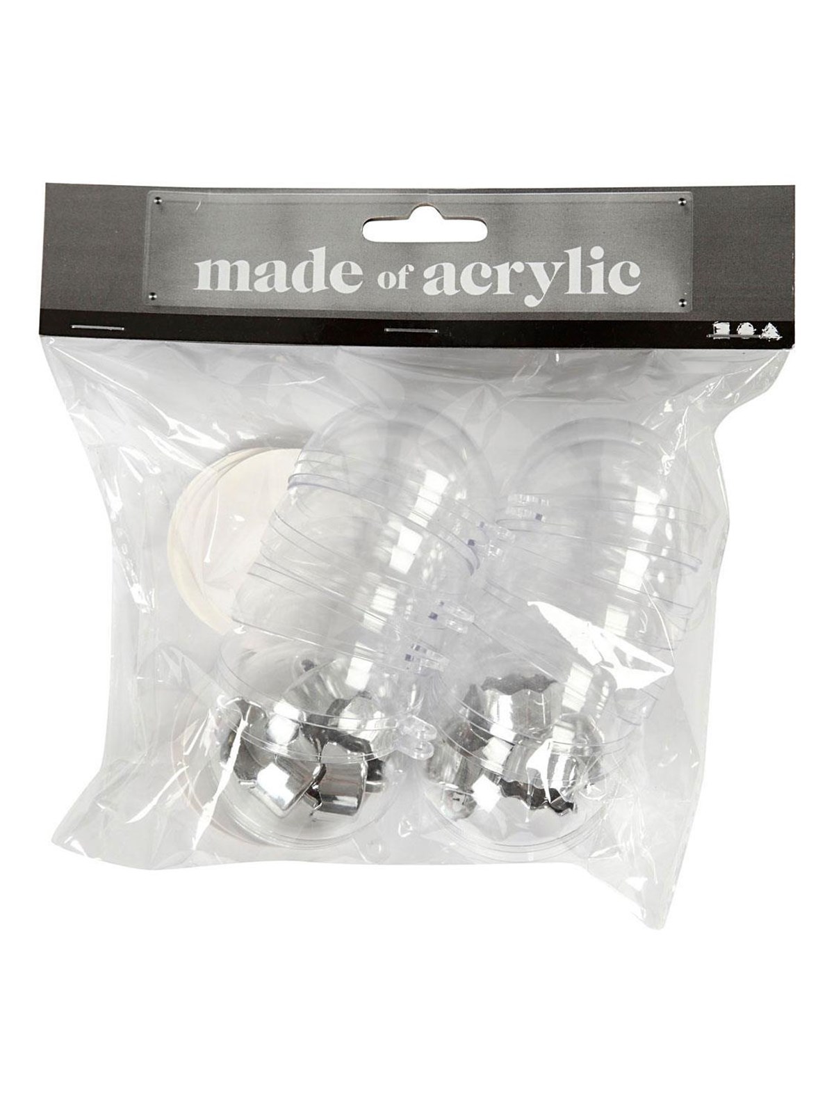 Creativ Company - Deco Balls Transparent 5cm 10 pcs.