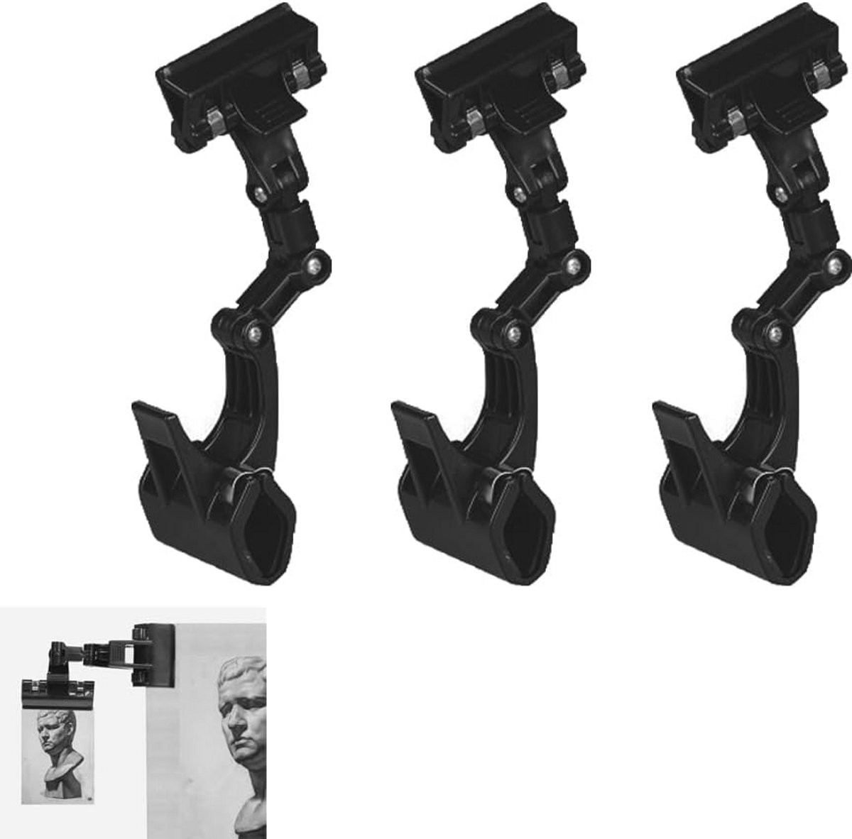 3 Pack Foto Houder Clips voor Schilderen, Tekenen en Crafting
