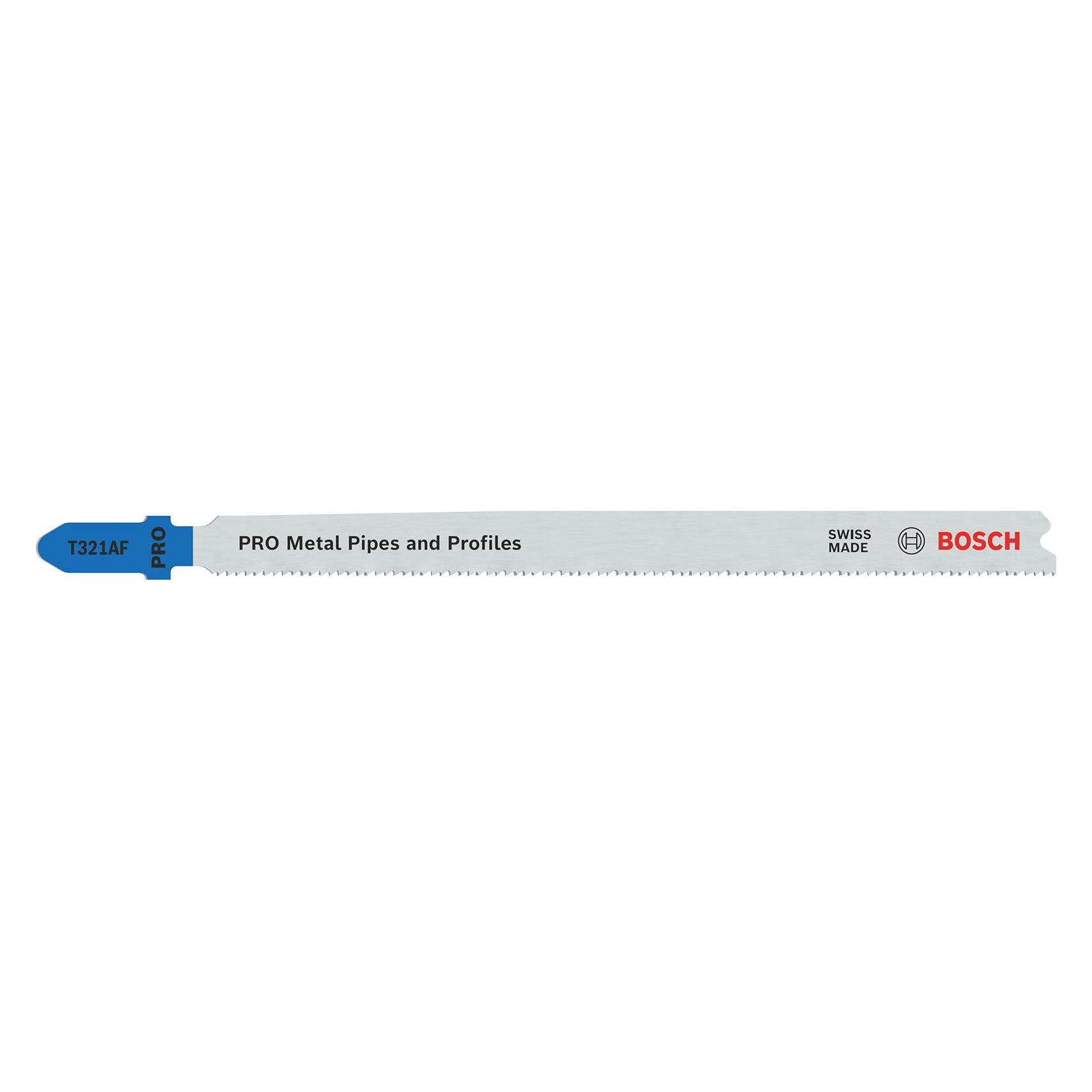 Bosch Professional Zubehör PRO Metal Pipes and Profiles T321AF Stichsägeblatt, 132 mm, 2-tlg. (2608655097)