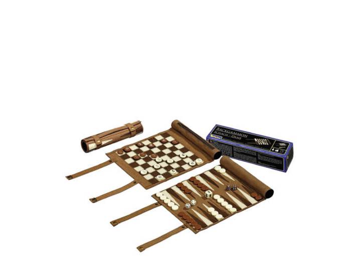 Philos Backgammon, schaak- en dam reisset rol
