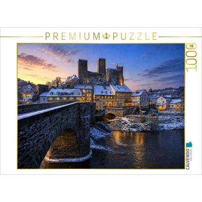CALVENDO Puzzle Burg Runkel | 1000 Teile Lege-Größe 64x48cm Foto-Puzzle für glückliche Stunden