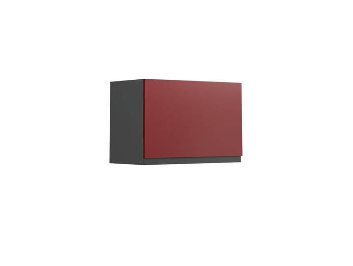 Elément haut de cuisine R-Line 60cm J-Shape plat Rouge/Anthracite Vicco 39741