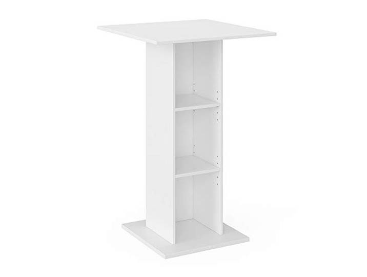 Vicco Bartisch Rodeo , Weiß, 70 x 70 cm als Stehtisch nutzbar, platzsparend für kleine Bereiche