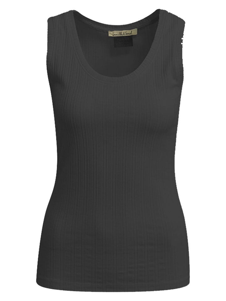 Smith & Soul Top in Schwarz - L