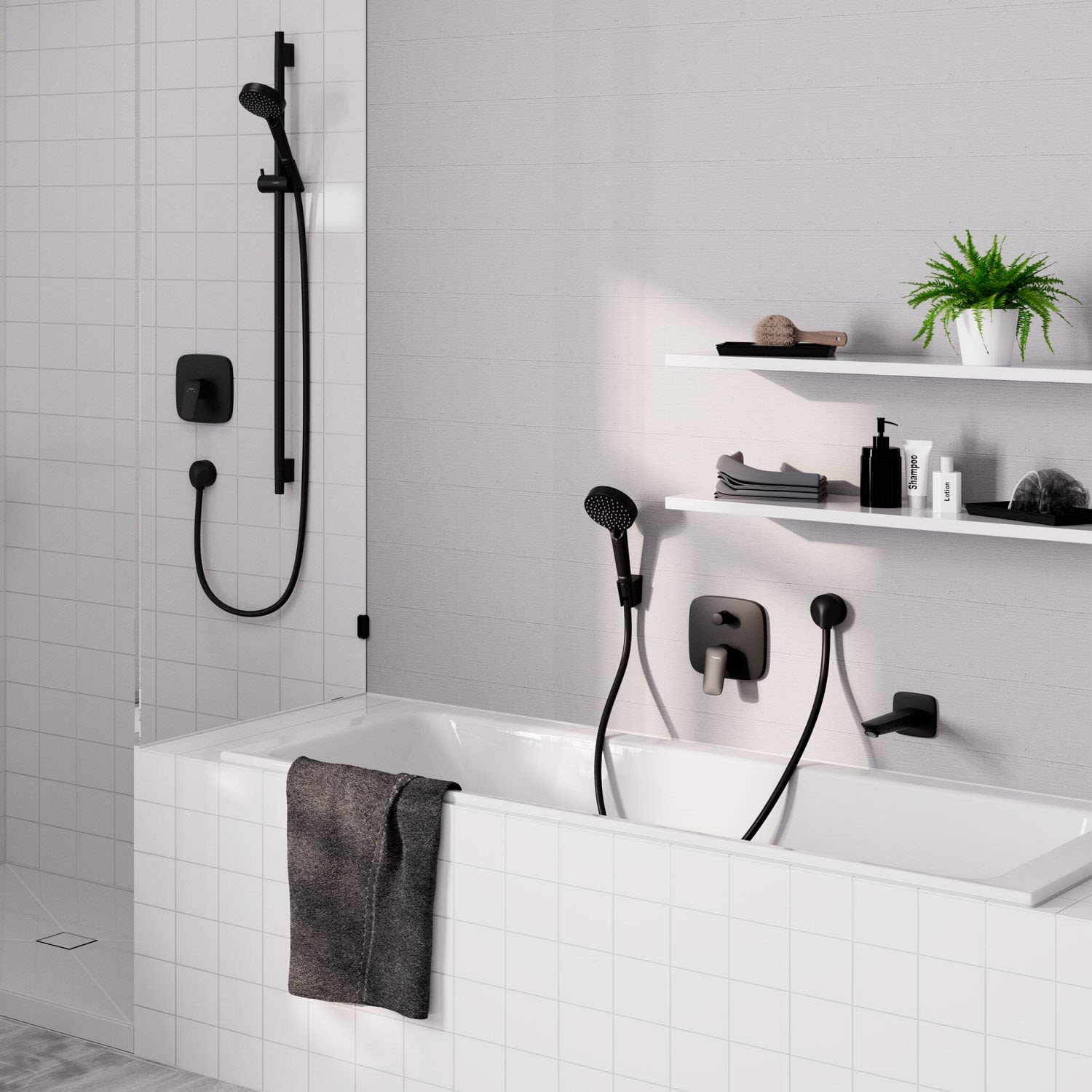 Hansgrohe Logis Einhebel-Wannenmischer Unterputz